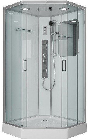 Душевая кабина Niagara Premium 100x100 NG-6002-01GD с гидромассажем