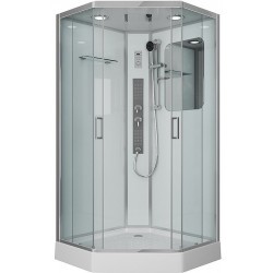 Душевая кабина Niagara Premium 100x100 NG-6002-01GD с гидромассажем