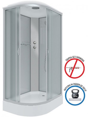 Душевая кабина Niagara Classic 120х80 NG-3312-14R без гидромассажа