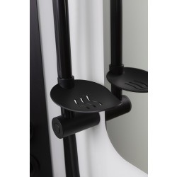 Душевая кабина Niagara Premium 100x100 NG-6902-01GD Black с гидромассажем