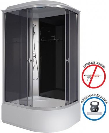 Душевая кабина Niagara Eco 120x90 L E120/90/40L/TN без гидромассажа