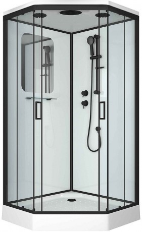 Душевая кабина Niagara Premium 90x90 NG-6901-01D Black без гидромассажа