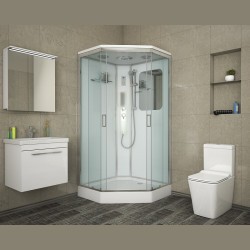 Душевая кабина Niagara Premium 90x90 NG-6001-01GD с гидромассажем