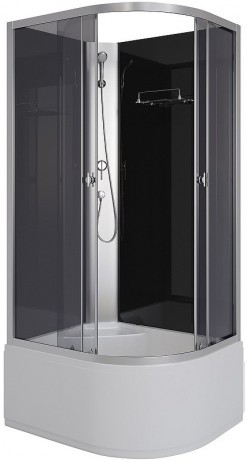 Душевая кабина Niagara Eco 90x70 L E90/70/40L/TN/BK без гидромассажа
