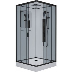 Душевая кабина Niagara Premium 90x90 NG-6901-01GQ Black с гидромассажем