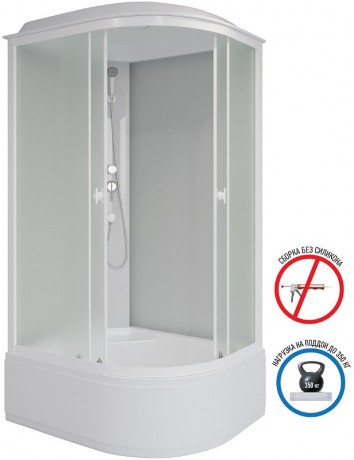 Душевая кабина Niagara Promo 110x80 L P110/80/40L/MT без гидромассажа