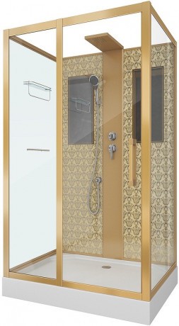 Душевая кабина Niagara Luxe NG-7711GBK 120x90 без гидромассажа