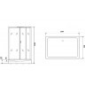 Душевая кабина Niagara Premium 120x80 NG-6912-01QR Black без гидромассажа