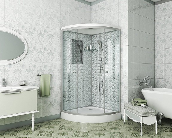 Душевая кабина Niagara Luxe 100x100 NG-7702W без гидромассажа