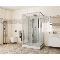 Душевая кабина Niagara Luxe NG-7711WBK 120x90 без гидромассажа