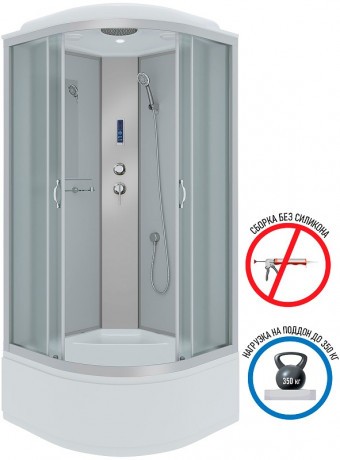 Душевая кабина Niagara Classic 100x100 NG-2309-14P без гидромассажа