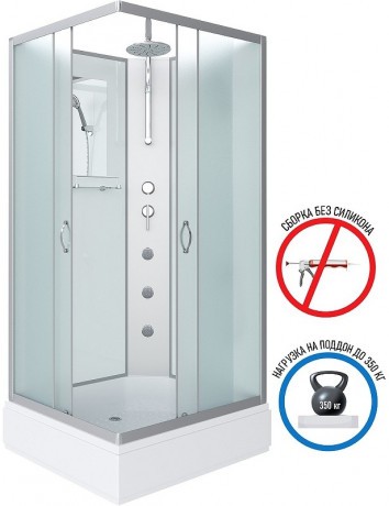Душевая кабина Niagara Classic 90x70 NG-33974-14QBKTG с гидромассажем