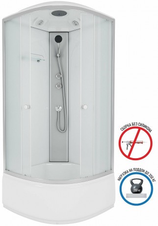 Душевая кабина Niagara Eco 80x80 E80/40/MT без гидромассажа