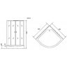 Душевая кабина Niagara Premium 100x100 NG-6002-01 без гидромассажа