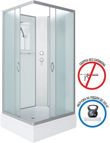 Душевая кабина Niagara Classic 90x80 NG-33984-14QBK без гидромассажа