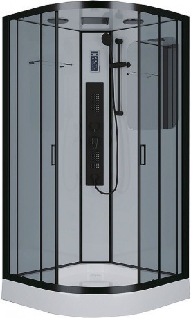 Душевая кабина Niagara Premium 90x90 NG-6901-01G Black с гидромассажем