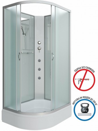 Душевая кабина Niagara Classic 110х80 R NG-33184-14RBKG с гидромассажем
