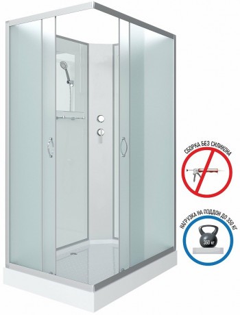 Душевая кабина Niagara Classic 120х80 NG-43285-14QBK без гидромассажа