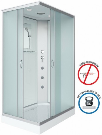 Душевая кабина Niagara Classic 120х80 NG-43285-14QG с гидромассажем