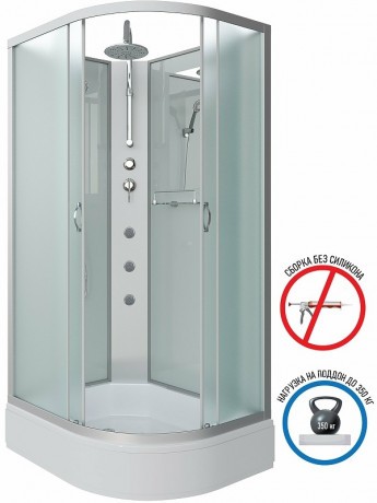 Душевая кабина Niagara Classic 100х90 L NG-33094-14LBKTG с гидромассажем