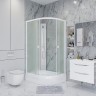 Душевая кабина Niagara Promo 110x80 L P110/80/26L/MT/BK без гидромассажа