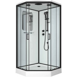 Душевая кабина Niagara Premium 100x100 NG-6902-01D Black без гидромассажа