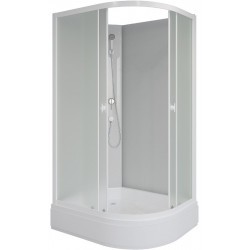 Душевая кабина Niagara Promo 90x80 L P90/80/26L/MT/BK без гидромассажа