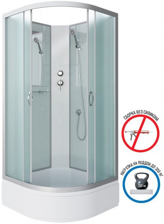 Душевая кабина Niagara Classic 90x90 NG-3301-14BK без гидромассажа