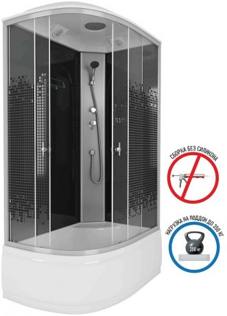 Душевая кабина Niagara Eco NG-7510-14R 120х80 без гидромассажа
