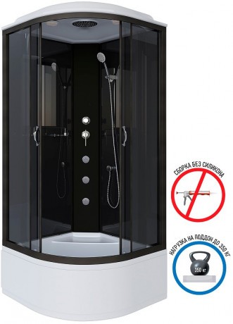 Душевая кабина Niagara Classic 90x90 NG-6508-14G с гидромассажем