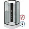 Душевая кабина Niagara Classic 100х100 NG-6702-14BKG с гидромассажем