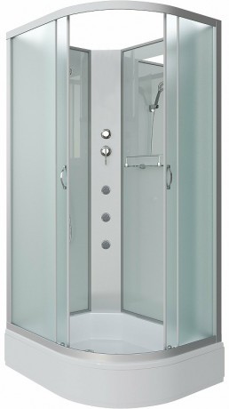 Душевая кабина Niagara Classic 100х80 L NG-33084-14LBKG с гидромассажем